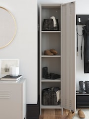 Dorel Home Taupe Europe Bradford Single Metal Storage Cabinet - Image 3 of 4