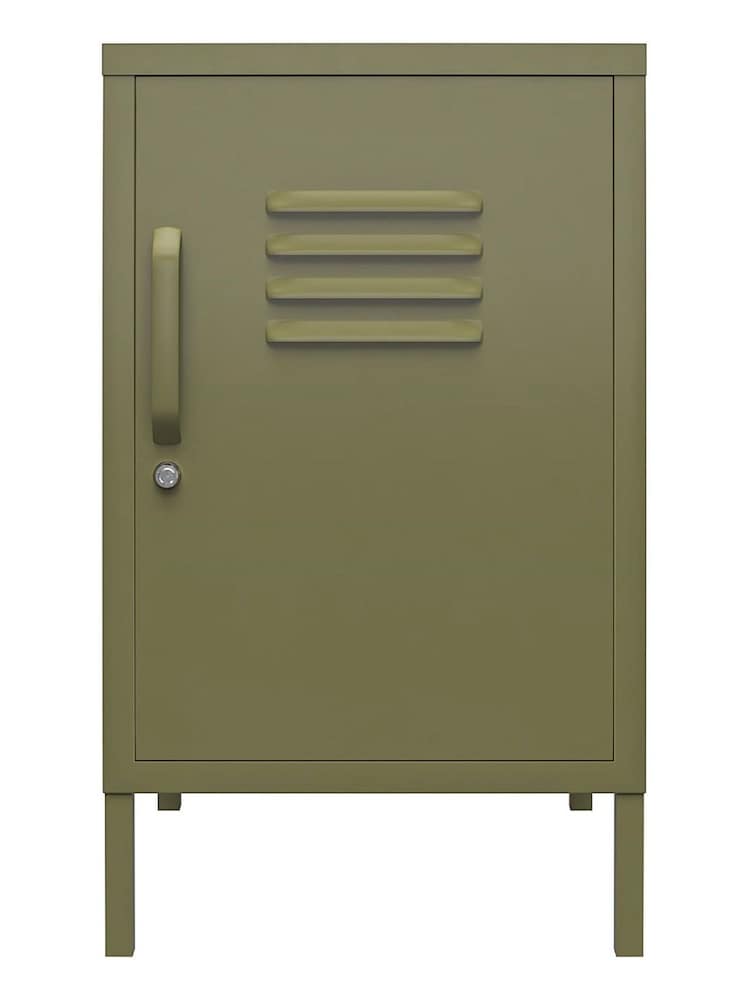 Dorel Home Olive Green Europe Bradford Metal Locker End Table - Image 4 of 4