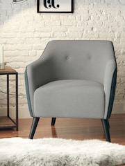 Dorel Home Grey Europe Kayden Chenille Accent Chair - Image 1 of 4