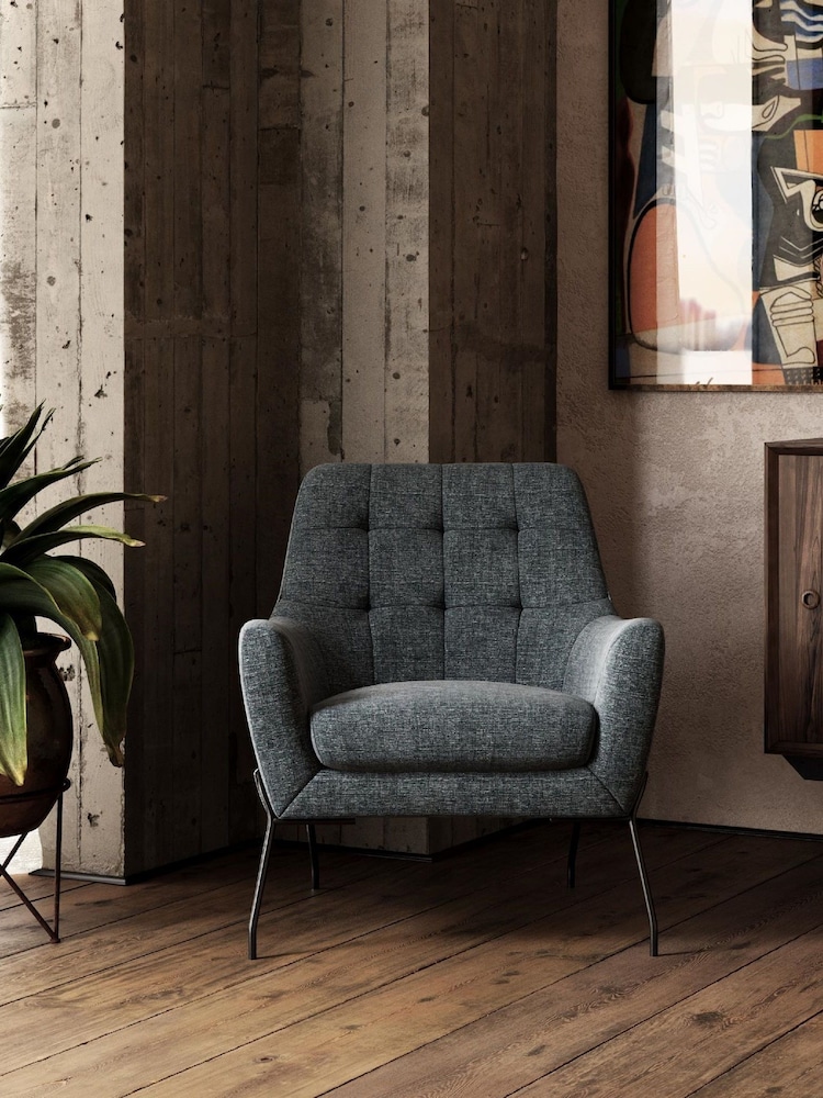 Dorel Home Grey Europe Brayden Accent Upholstered Chair - Image 1 of 4
