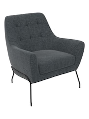 Dorel Home Grey Europe Brayden Accent Upholstered Chair - Image 3 of 4