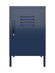 Dorel Home Navy Blue Europe Bradford Metal Locker End Table - Image 4 of 4