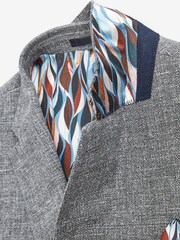 Grey Signature Double Breasted Angelico Linen Blend Blazer - Image 10 of 13