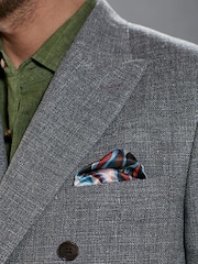 Grey Signature Double Breasted Angelico Linen Blend Blazer - Image 6 of 13
