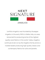 Blue Slim Signature Angelico Linen Blend Blazer - Image 11 of 11