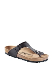 Schwarz - Birkenstock Gizeh Birko Flor Sandalen - Bild 4 von 4
