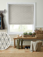 Laura Ashley Silver Saron Made To Measure Roman Blinds - Image 1 of 6