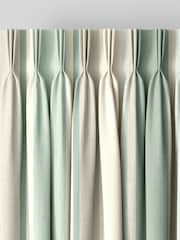 Laura Ashley Smoke Green Awning Stripe Made To Measure Curtains - Image 7 of 7