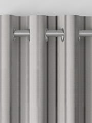 Laura Ashley Moonbeam Grey Burnsall Stripe Made To Measure Curtains - Image 6 of 9