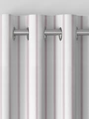 Laura Ashley Mulberry Purple Burnsall Stripe Made To Measure Curtains - Image 5 of 5