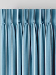 Laura Ashley Seaspray Blue Burnsall Stripe Made To Measure Curtains - Image 8 of 8