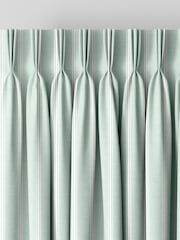 Laura Ashley Smoke Green Burnsall Stripe Made To Measure Curtains - Image 5 of 9