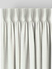 Laura Ashley Smoke Green Candy Stripe Made To Measure Curtains - Image 7 of 7