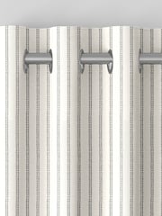 Laura Ashley Steel Grey Candy Stripe Made To Measure Curtains - Image 7 of 9