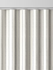 Laura Ashley Steel Grey Candy Stripe Made To Measure Curtains - Image 8 of 9