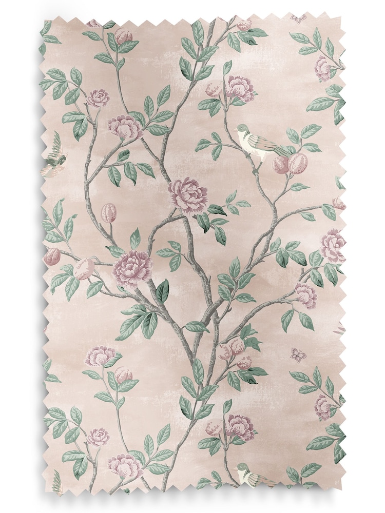 Laura Ashley Blush Pink Eglantine Made To Measure Curtains - Image 7 of 7