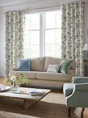 Laura Ashley Seaspray Blue Eglantine Made To Measure Curtains - Image 1 of 6