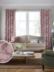 Laura Ashley Mulberry Purple Eglantine Made To Measure Curtains - Image 1 of 9