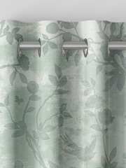 Laura Ashley Smoke Green Eglantine Made To Measure Curtains - Image 5 of 8