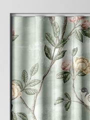 Laura Ashley Smoke Green Eglantine Made To Measure Curtains - Image 2 of 8