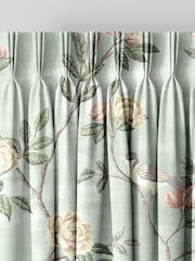 Laura Ashley Smoke Green Eglantine Made To Measure Curtains - Image 7 of 8