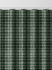 Laura Ashley Smoke Green Gingham Made To Measure Curtains - Image 8 of 9
