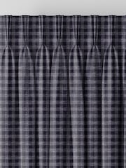 Laura Ashley Seaspray Blue Gingham Made To Measure Curtains - Image 5 of 9