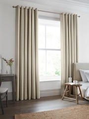 Laura Ashley Almond Natural Lady Fern Made To Measure Curtains - Image 2 of 9
