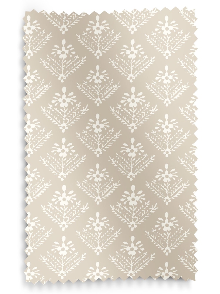 Laura Ashley Almond Natural Lady Fern Made To Measure Curtains - Image 9 of 9