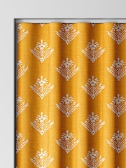 Laura Ashley Dijon Yellow Lady Fern Made To Measure Curtains - Image 5 of 8