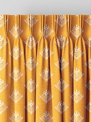 Laura Ashley Dijon Yellow Lady Fern Made To Measure Curtains - Image 8 of 8