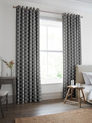 Laura Ashley Steel Grey Lady Fern Made To Measure Curtains - Image 1 of 9