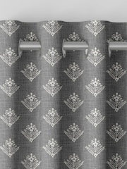 Laura Ashley Steel Grey Lady Fern Made To Measure Curtains - Image 6 of 9