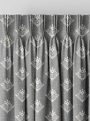 Laura Ashley Steel Grey Lady Fern Made To Measure Curtains - Image 7 of 9