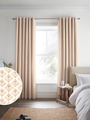 Laura Ashley Tomato Red Lady Fern Made To Measure Curtains - Image 1 of 6