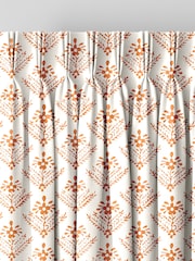 Laura Ashley Tomato Red Lady Fern Made To Measure Curtains - Image 5 of 6