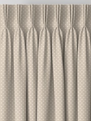 Laura Ashley Almond Natural Louise Star Made To Measure Curtains - Image 5 of 9