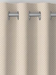 Laura Ashley Almond Natural Louise Star Made To Measure Curtains - Image 7 of 9