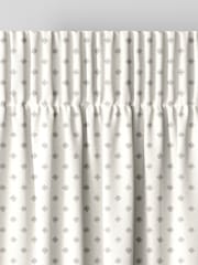 Laura Ashley Silver Louise Star Made To Measure Curtains - Image 6 of 9
