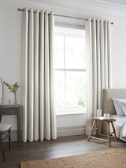 Laura Ashley Steel Grey Louise Star Made To Measure Curtains - Image 2 of 9