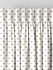 Laura Ashley Steel Grey Louise Star Made To Measure Curtains - Image 5 of 9