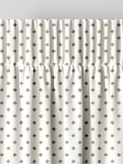 Laura Ashley Steel Grey Louise Star Made To Measure Curtains - Image 6 of 9