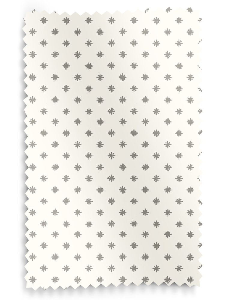 Laura Ashley Steel Grey Louise Star Made To Measure Curtains - Image 9 of 9