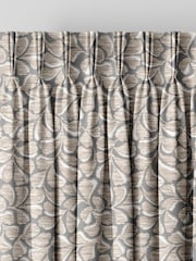 Laura Ashley Almond Brown Maidenhair Woven Made To Measure Curtains - Image 5 of 9