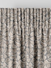 Laura Ashley Almond Brown Maidenhair Woven Made To Measure Curtains - Image 6 of 9