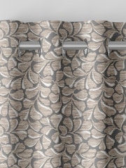 Laura Ashley Almond Brown Maidenhair Woven Made To Measure Curtains - Image 7 of 9