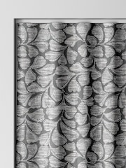 Laura Ashley Steel Grey Maidenhair Woven Made To Measure Curtains - Image 8 of 9
