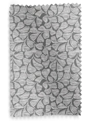 Laura Ashley Steel Grey Maidenhair Woven Made To Measure Curtains - Image 9 of 9