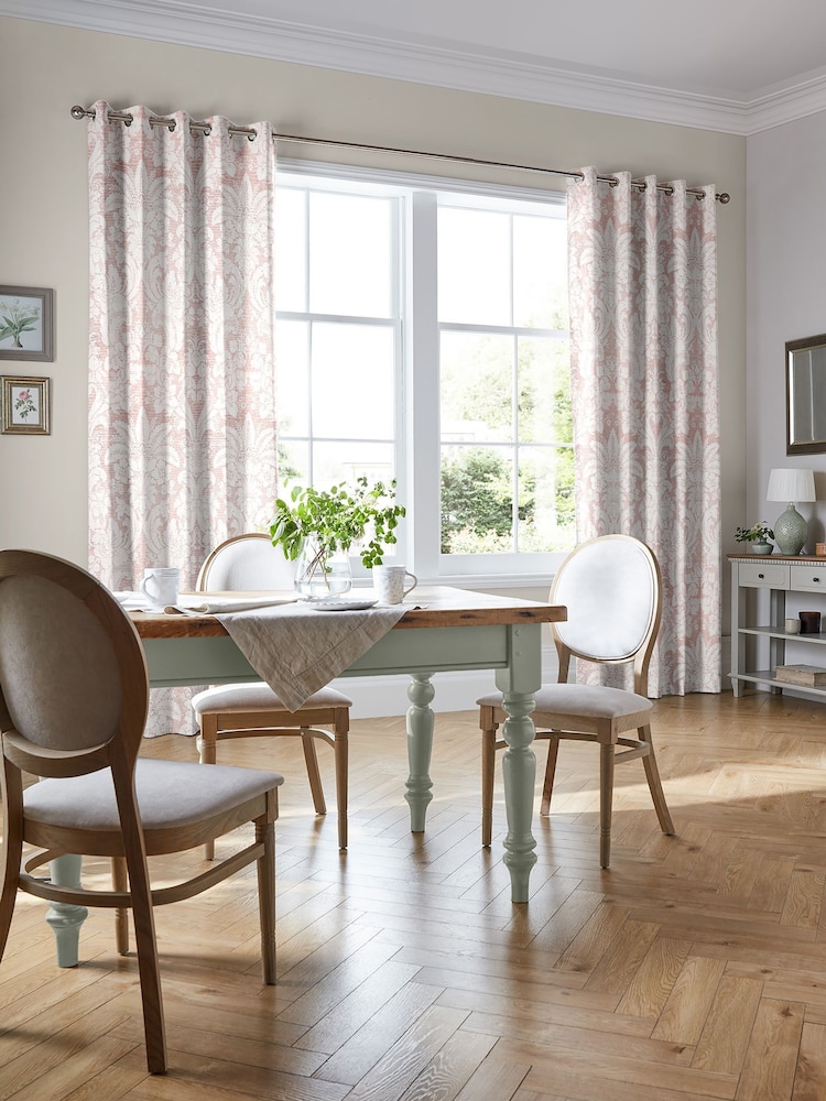 Laura Ashley Pink Martigues Made To Measure Curtains - Image 2 of 9