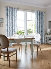 Laura Ashley Seaspray Blue Martigues Made To Measure Curtains - Image 1 of 9
